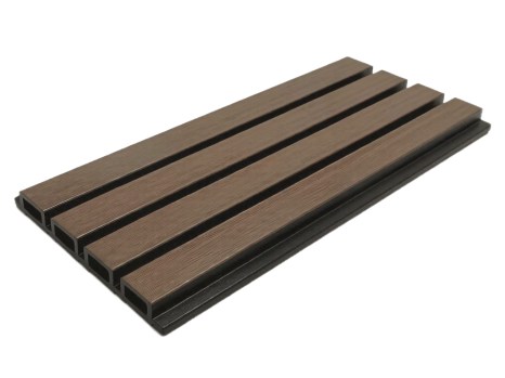Панель фасадная реечная, 2900х219х26, Brauny-Black WPC